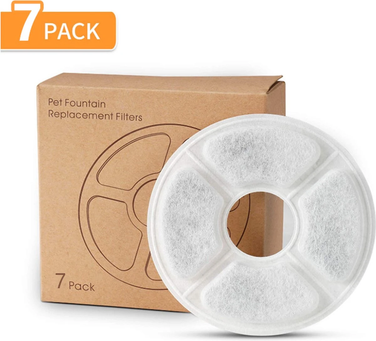 Merkloos Drinkfontein Filters - Drinkbak Hond - Drinkbak Kat - Waterfontein Huisdier - Able & Borret 6 Merkloos Drinkfontein Filters - Drinkbak Hond - Drinkbak Kat - Waterfontein Huisdier - Able & Borret - Afbeelding 6