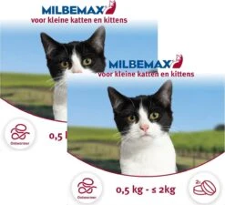Elanco Milbemax Kitten & Kat - Anti Wormenmiddel - 2 X 2 Tab 0.5 Tot 2 Kg 6 Elanco Milbemax Kitten & Kat - Anti Wormenmiddel - 2 X 2 Tab 0.5 Tot 2 Kg -Dieren Product Winkel 1200x1092