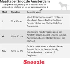 Snoozle Orthopedische Hondenmand - Zacht En Luxe Hondenkussen - Hondenbed - Wasbaar - Hondenmanden - 100 X 70 Cm - Stormy Grey -Dieren Product Winkel 1200x1094 7