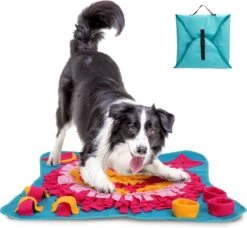 Nobleza Snuffelmat - Speelmat - Hondenspeelgoed - Fleece - Snackmat - 70 X 70 Cm