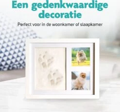 Honden Fotolijst Met Kleiafdruk - Gipsafdruk - Speelgoed Voor Dieren - Pootafdruk Hond - Puppy Speelgoed - Gipsafdruk Huisdier -Dieren Product Winkel 1200x1113 14
