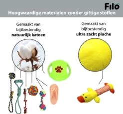 Filo Honden Speelgoed Set 14 Stuks - Hondenspeeltjes Knuffel - Hondenbal - Flostouw - Bot - Frisbee - Hondentouw - Hondenspeelgoed Intelligentie - Kauwspeelgoed Hond En Puppy - Bijtspeelgoed Hondenknuffel - Hondenspeeltje Met Piep -Dieren Product Winkel 1200x1114 24
