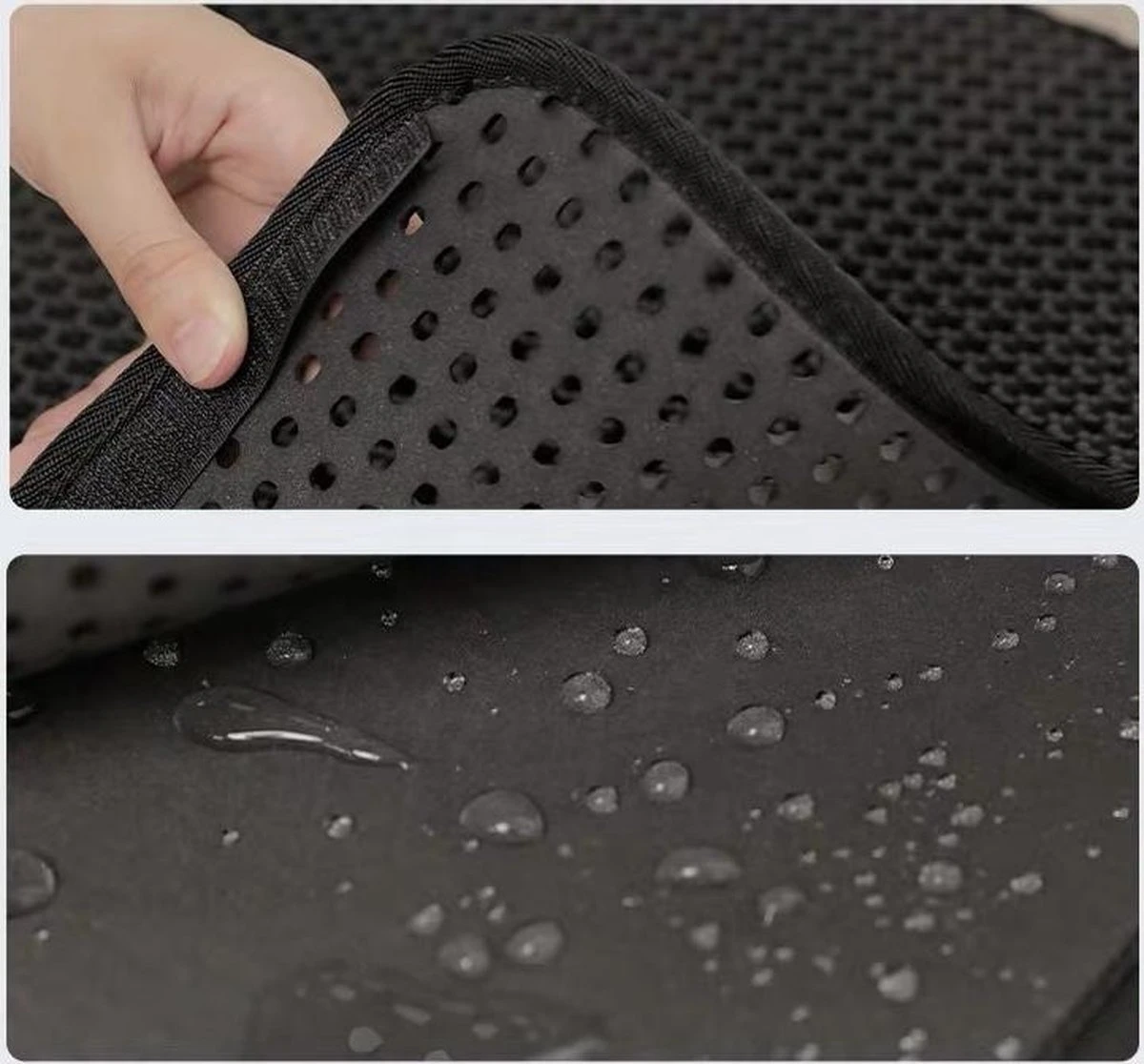 Nixnix - Kattenbakmat - 40 X 50 Cm - Waterdicht - Dubbele Laag - Honingraatstructuur - Uitloopmat - Placemat Kat - Schoonloopmat Kattenbak - Kattenbak Accessoires - Katten Grit Opvanger - Katten Mat 6 Nixnix - Kattenbakmat - 40 X 50 Cm - Waterdicht - Dubbele Laag - Honingraatstructuur - Uitloopmat - Placemat Kat - Schoonloopmat Kattenbak - Kattenbak Accessoires - Katten Grit Opvanger - Katten Mat - Afbeelding 6