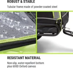 Klarfit Husky Vario 2-in-1 Hondenfietskar Hondenbuggy 240 Liter - Past Bij Alle Fietsen Met 26-28"- 600D Oxford Canvas -Dieren Product Winkel 1200x1116 7