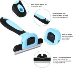 IGOODS - Verzorgingsborstel Voor Honden En Katten - Blauw -Dieren Product Winkel 1200x1122 3