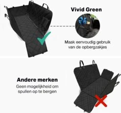 Vivid Green Hondendeken Voor Achterbank En Kofferbak - Inclusief Opbergzakken - Auto - Universeel - Zwart 17 Vivid Green Hondendeken Voor Achterbank En Kofferbak - Inclusief Opbergzakken - Auto - Universeel - Zwart -Dieren Product Winkel 1200x1122 6