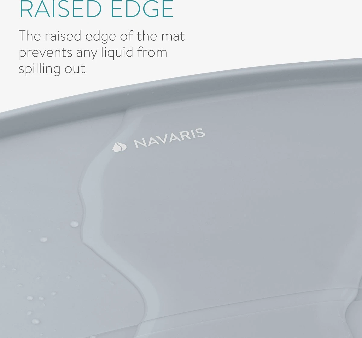 Navaris Siliconen Voederbakmat Voor Katten - Waterdichte Anti-slip Mat Voor Voerbak En Waterbak - 50x32 Cm - In Grijs Kattendesign 3 Navaris Siliconen Voederbakmat Voor Katten - Waterdichte Anti-slip Mat Voor Voerbak En Waterbak - 50x32 Cm - In Grijs Kattendesign - Afbeelding 3