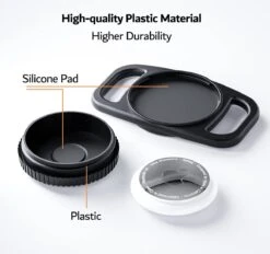 Merkloos Waterdichte Airtag Halsbandhouder (2-pack) Voor Apple AirTag, Plastic En Siliconen Halsbandhoes Anti-verloren Luchttag-hoeshouder Voor Kat Hond GPS-tracker (zwart) -Dieren Product Winkel 1200x1126 11