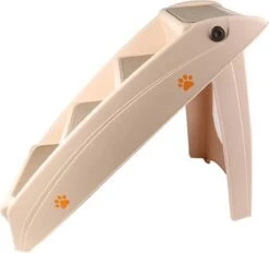 Topmast - Hondentrap - Kunststof -auto - Bank - Kleine Hond - Beige 40 X 50 Cm