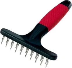 Ferplast Herderhark Dubbel - Hondenvachtborstel - 11x15.5 Cm Rood Zwart -Dieren Product Winkel 1200x1128 7