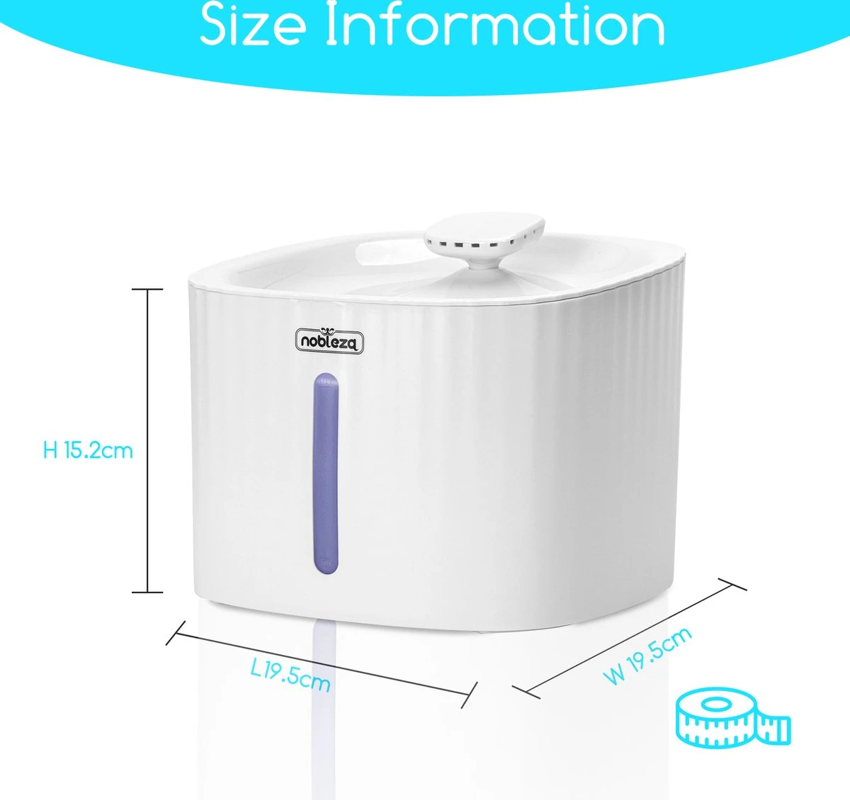 Nobleza Drinkfontein Voor Katten 3 Nobleza Drinkfontein Voor Katten - Afbeelding 3