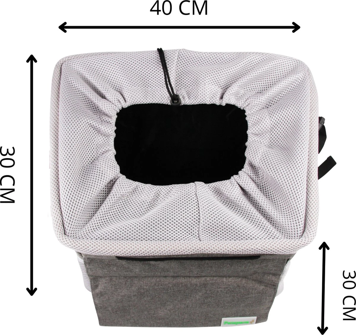 Petspace - Huisdieren Fietstas - Honden Fietsmand - Stuurtas Fiets - Fietsmand Voor Honden - Hondenfietsmand Voorop - Grijs 2 Petspace - Huisdieren Fietstas - Honden Fietsmand - Stuurtas Fiets - Fietsmand Voor Honden - Hondenfietsmand Voorop - Grijs - Afbeelding 2