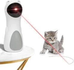 PetPetrol Automatisch Kattenspeeltje – Laser – Kattenlaser - Intelligent Interactief Voor Katten – Laser Kat – 9 Verschillende Standen – Incl. Oplaadkabel – Geruisloze Motor -Dieren Product Winkel 1200x1132 2