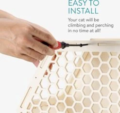 Navaris Katten Klimwand 4-delige Set - Katten Klimmuur Voor Binnenshuis - Kattenmeubel Met Wandmontage - Met Drie Plankjes Voor Meer Klimplezier 8 Navaris Katten Klimwand 4-delige Set - Katten Klimmuur Voor Binnenshuis - Kattenmeubel Met Wandmontage - Met Drie Plankjes Voor Meer Klimplezier -Dieren Product Winkel 1200x1132 4