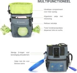 TIKKENS® Honden Belonings Tasje - Honden Snoepjes/Snacks - Honden Speelgoed - Intelligentie Training - Grijs/Zwart -Dieren Product Winkel 1200x1134 19