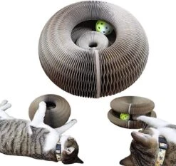 Magic Organ Cat Scratching Board Speelgoed |Magic Krab Karton Krabmat Voor Katten Design Krabkarton Voor Katten 2in 1 Met Speelgoed Balletje- Kattenspeeltjes - Alternatief Voor De Katten Krabpaal - Kattenspeelgoed -TikTok - TikTok Made Me Buy It