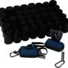 700 Zwarte Eco Friendly Hondenpoepzakken Met GRATIS Dispenser - 20 Rollen X 35 Stuks - Poepzakjes Hond