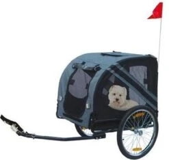 Flamingo Doggy Liner Economy - Hondenfietskar - Grijs/Zwart -Dieren Product Winkel 1200x1135 12