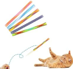 Merkloos Katten Boinks Springveren (10 Stuks) - Kattenspeelgoed – Kattenspeeltjes - Speelgoed Voor Katten Veertjes - Kitten Speeltjes Springveertjes – Kattenveertjes - Kat Speeltje Springveer | Diverse Kleuren -Dieren Product Winkel 1200x1135 4