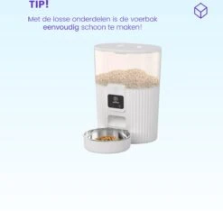 PAPIFEED - Automatische Voerbak Kat En Hond - Voerautomaat Met Smartphone Besturing - Vershoudend - WIFI- Instelbaar Op Afstand Met Smart App -Dieren Product Winkel 1200x1137 10