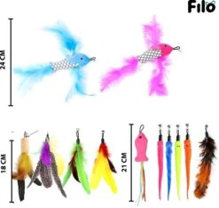 Filo Kattenhengel Set + 12 Kattenspeeltjes – Speelhengels Interactief Kattenspeelgoed – Hengel Kattenspeeltje Kittens - Speelgoed Speelhengel Vis Kat En Kitten 11 Filo Kattenhengel Set + 12 Kattenspeeltjes – Speelhengels Interactief Kattenspeelgoed – Hengel Kattenspeeltje Kittens - Speelgoed Speelhengel Vis Kat En Kitten -Dieren Product Winkel 1200x1137 3