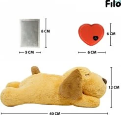 Filo Hondenknuffel Met Hartslag En Warmtebron - Hartslagknuffel Hondenspeelgoed Snuggle Puppy - Knuffel Met Hartslag - Heartbeat Knuffel Hond -Dieren Product Winkel 1200x1139 16