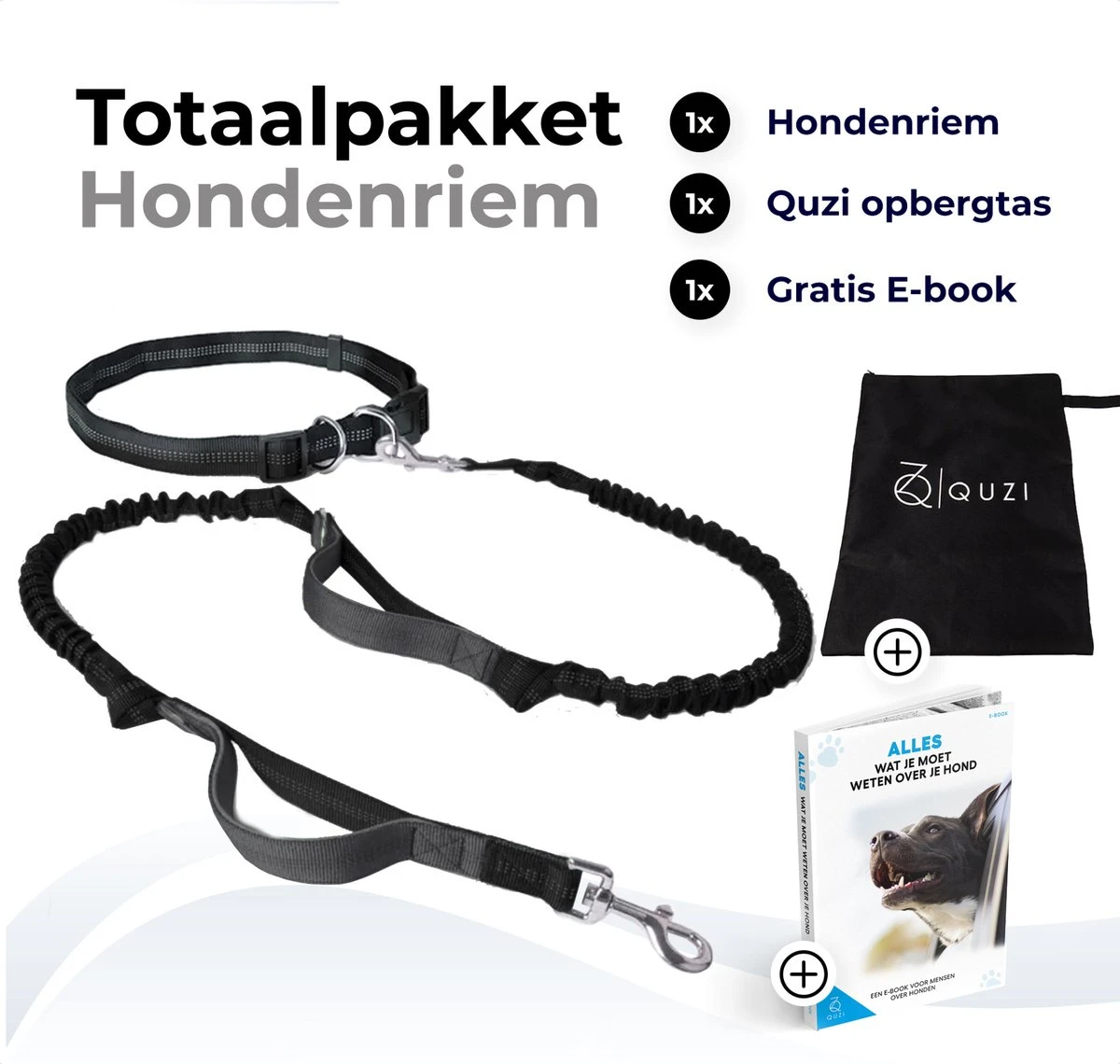 Canicross Looplijn Hond Met Heupriem Voor Hardlopen - Elastische Handsfree Hondenriem - Honden Trainingslijn - 150/210cm - Zwart 6 Canicross Looplijn Hond Met Heupriem Voor Hardlopen - Elastische Handsfree Hondenriem - Honden Trainingslijn - 150/210cm - Zwart - Afbeelding 6