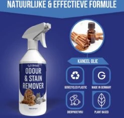 Petsly Odour & Stain Remover - Geurverwijderaars - Urine Vlekken Verwijderen Urinegeur Verwijderen Met Plantaardige Enzymen - 1L -Dieren Product Winkel 1200x1142 12