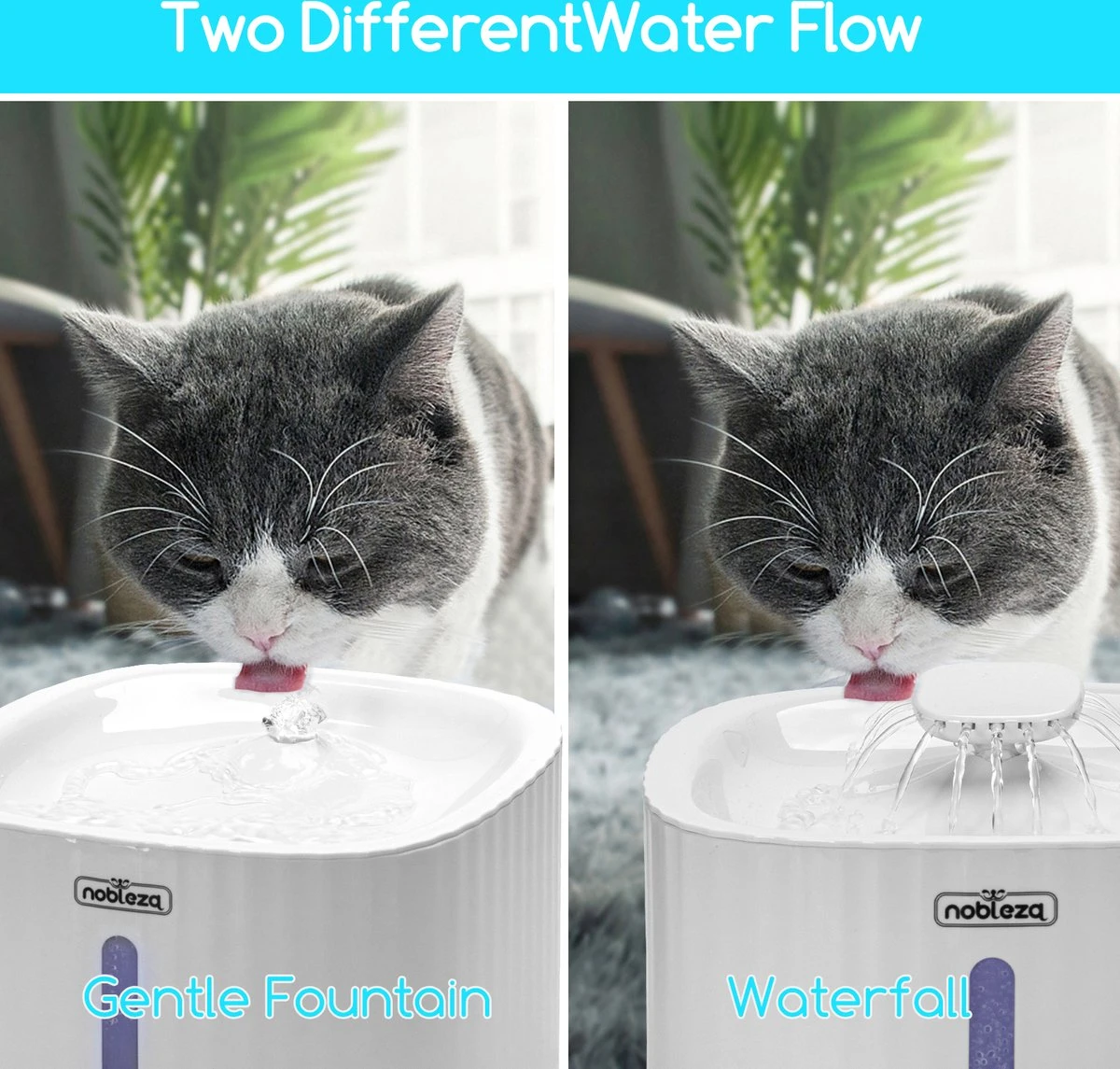 Nobleza Drinkfontein Voor Katten 6 Nobleza Drinkfontein Voor Katten - Afbeelding 6
