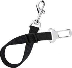 Verstelbaar Hondenriem Autogordel Universele Auto Hondengordel - Zwart