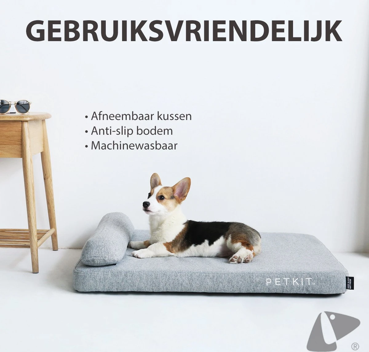 PETKIT® Deep Sleep Bed - Hondenmand - Kattenmand - Memory Foam - Orthopedisch - Maat M 4 PETKIT® Deep Sleep Bed - Hondenmand - Kattenmand - Memory Foam - Orthopedisch - Maat M - Afbeelding 4