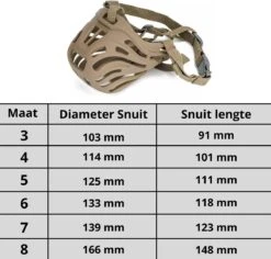 XtraSafe Muilkorf Voor Middelgrote Honden - Beige - Maat 5 - Verstelbaar -Dieren Product Winkel 1200x1147 9