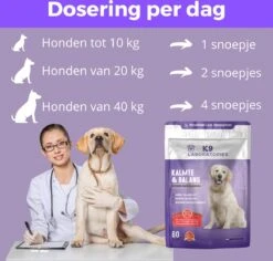 K9 Laboratories Kalmte & Balans - 180 Stuks - Hond - Bij Angst - Stress - Agressie -Dieren Product Winkel 1200x1148 24