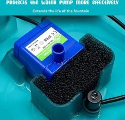 Loha-party® Drinkfontein Filters - Filters Kattenfontein - Filters Hondenfontein-Katoen Filter-Pomp Filter- Water Filter-2 Navulling Set -2*4 St -Dieren Product Winkel 1200x1150 16