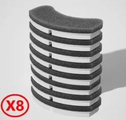 AQIOS Filters Drinkfontein - 8 Stuks - Koolstoffilter - Navulling