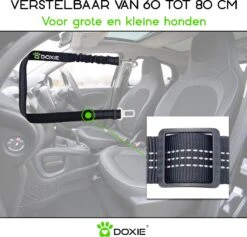 Doxie® Autogordel Hond – Honden Autogordel – Reflecterend – Schokabsorberend – Verstelbaar Van 60 Tot 80 Cm – Zwart -Dieren Product Winkel 1200x1153 20