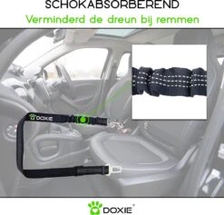 Doxie® Autogordel Hond – Honden Autogordel – Reflecterend – Schokabsorberend – Verstelbaar Van 60 Tot 80 Cm – Zwart -Dieren Product Winkel 1200x1153 22