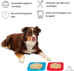 The Pets Supplier - Likmat Voor Hond - 2 Siliconen Likmatten Met 1 Spatel - Slowfeeder - Voermat -Dieren Product Winkel 1200x1153 35