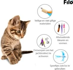Filo Kattenhengel Set + 12 Kattenspeeltjes – Speelhengels Interactief Kattenspeelgoed – Hengel Kattenspeeltje Kittens - Speelgoed Speelhengel Vis Kat En Kitten 15 Filo Kattenhengel Set + 12 Kattenspeeltjes – Speelhengels Interactief Kattenspeelgoed – Hengel Kattenspeeltje Kittens - Speelgoed Speelhengel Vis Kat En Kitten -Dieren Product Winkel 1200x1153 4