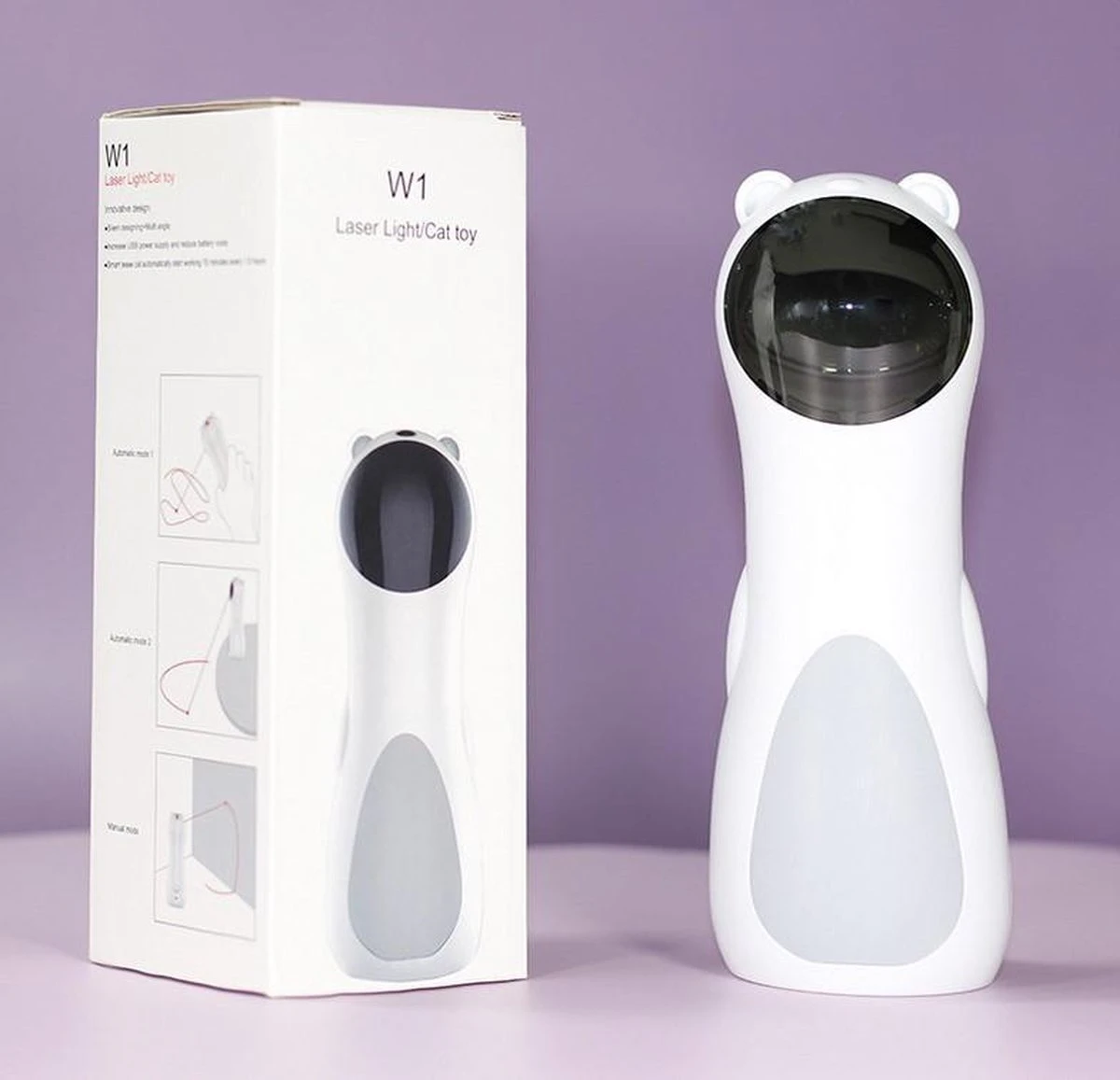 Merkloos Automatisch Kattenspeeltje Laser Intelligent Interactief Voor Katten – Laser Kat – 3 Verschillende Standen – Incl. Oplaadkabel – Geruisloze Motor 7 Merkloos Automatisch Kattenspeeltje Laser Intelligent Interactief Voor Katten – Laser Kat – 3 Verschillende Standen – Incl. Oplaadkabel – Geruisloze Motor - Afbeelding 7