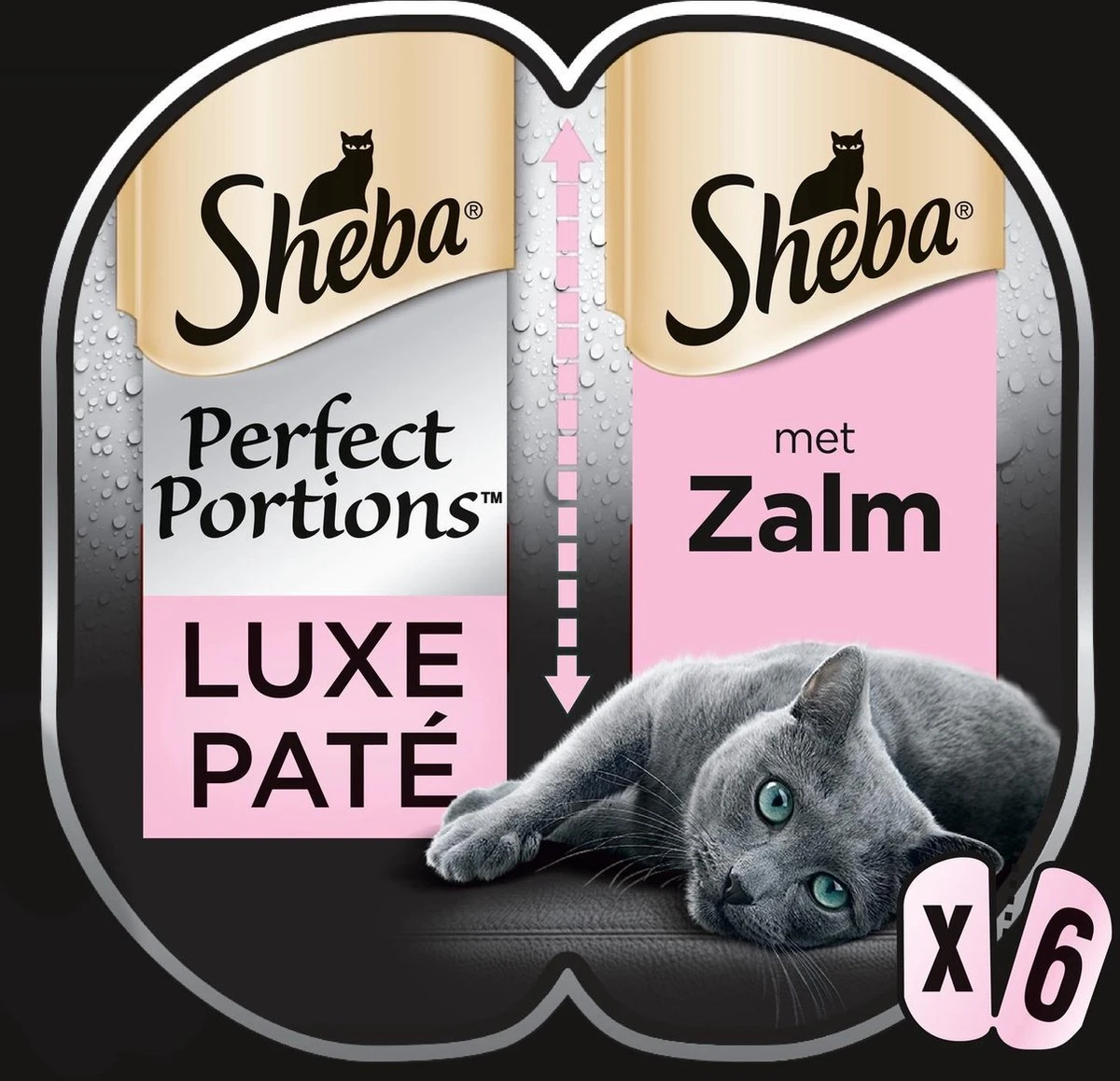 Sheba Perfect Portions Paté Katten Natvoer - Zalm - 48 Stuks 1 Sheba Perfect Portions Paté Katten Natvoer - Zalm - 48 Stuks