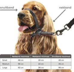 Beaphar Gentle Leader - Zwart - 54 Cm - Grote Honden -Dieren Product Winkel 1200x1159 25