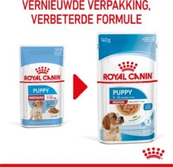 Royal Canin Shn Medium Puppy Pouch - Hondenvoer - 10 X 140 G 30 Royal Canin Shn Medium Puppy Pouch - Hondenvoer - 10 X 140 G -Dieren Product Winkel 1200x1159 32