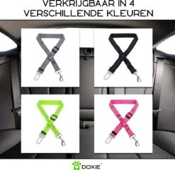 Doxie® Autogordel Hond – Honden Autogordel – Reflecterend – Schokabsorberend – Verstelbaar Van 60 Tot 80 Cm – Neon Roze -Dieren Product Winkel 1200x1161 17