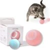 Otiume Slimme Katten Speeltje - Interactieve Zelf Rollende Bal Voor Katten - Kattenspeeltjes - USB Oplaadbaar- Turquoise