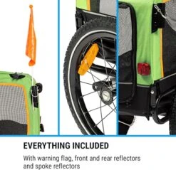 Klarfit Corgi 2-in-1 Hondenaanhanger & Hondenbuggy - Hondenfietskar Geschikt Voor Alle Fietsen Met 26-28" Banden - Voor Kleine Tot Middelgrote Honden -Dieren Product Winkel 1200x1162 14