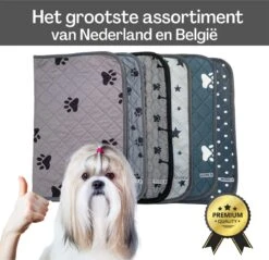 XXL Puppy Training Pad - Plasmat - Zwart - 104 X 104 Cm - Hondentoilet - Herbruikbaar - Wasbaar -Dieren Product Winkel 1200x1163 9