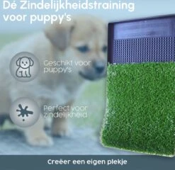 Merkloos Gtrise Hondentoilet Met 2 Matten - Out/Indoor - Zindelijkheidstraining Ebook - Dieren Wc -Dieren Product Winkel 1200x1164 13