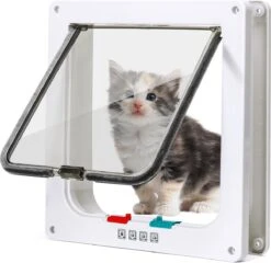 Nobleza Kattenluik Met Tunnel - 4 Vergrendelingsstanden - Weerbestendig - Binnen En Buiten - 20.5 X 19.7 Cm - Maat M - Wit 15 Nobleza Kattenluik Met Tunnel - 4 Vergrendelingsstanden - Weerbestendig - Binnen En Buiten - 20.5 X 19.7 Cm - Maat M - Wit -Dieren Product Winkel 1200x1164 4