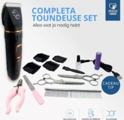YE™ Professionele Dieren/honden Tondeuse Set Extra Krachtig - Honden Trimmer - Lang Of Kortharige Huisdieren Katten & Honden - Draadloos - Weinig Geluid -Dieren Product Winkel 1200x1165 11
